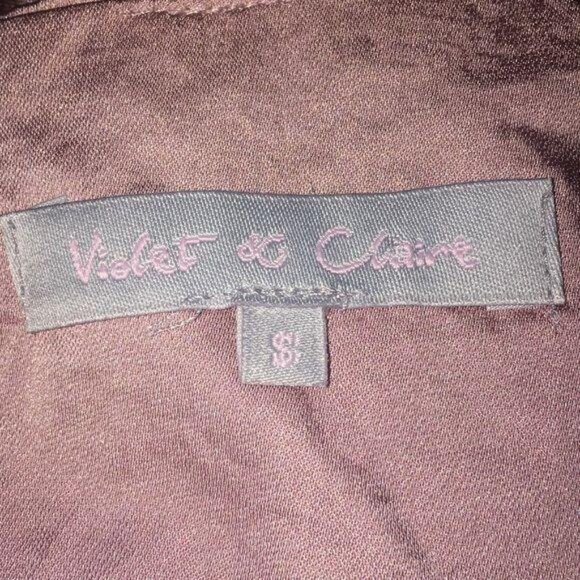 Violet & Claire Sleeveless Blouse Size Small - Picture 3 of 5